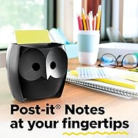 Vista 7 de Post-it DS330BK - Dispensador de notas emergente, notas de 3 pulgadas x 3 pulgadas, 50 Sht/PD, negro/transparente