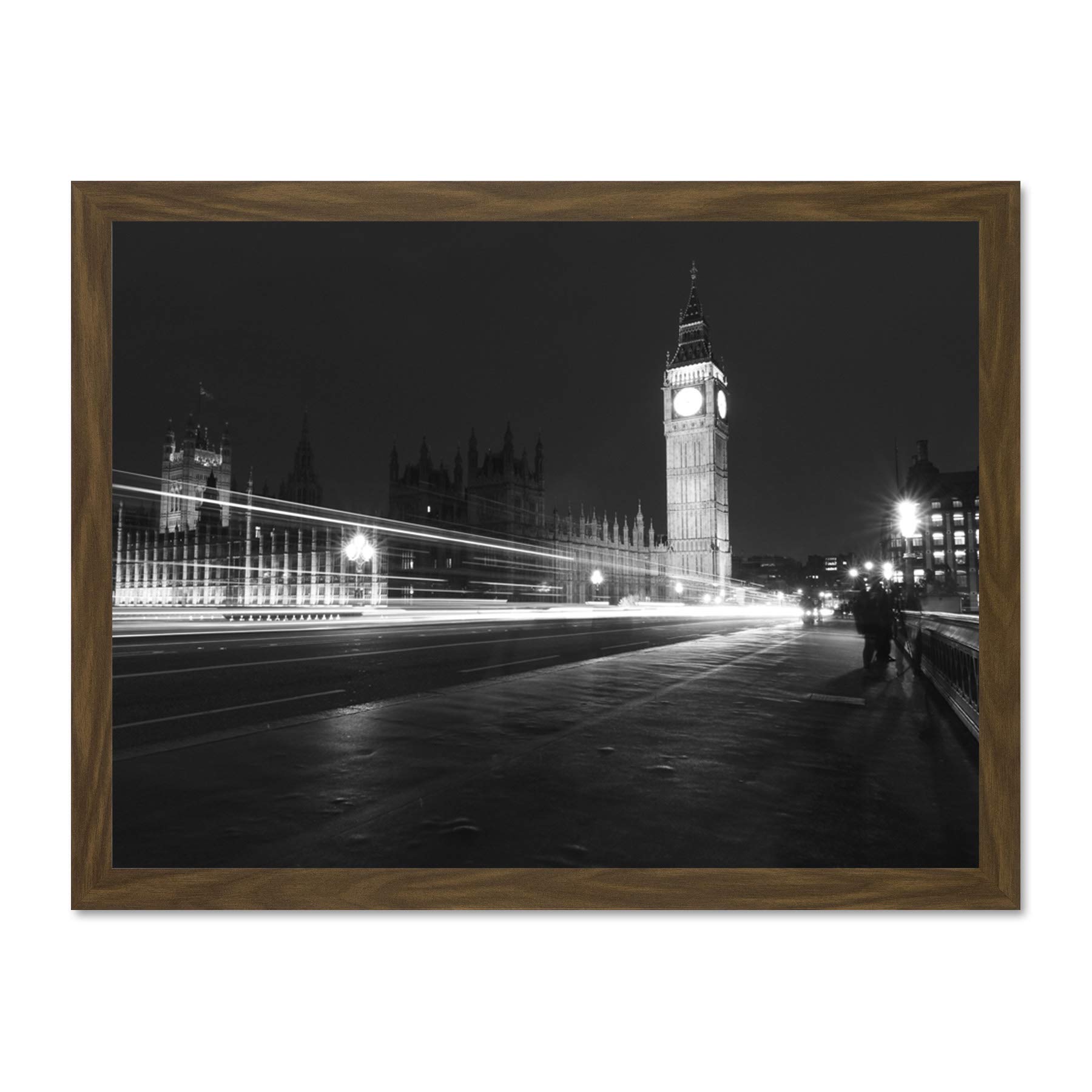 Chankov Westminster Big Ben London Large Framed Art Print Poster Wall Decor 18x24 inch
