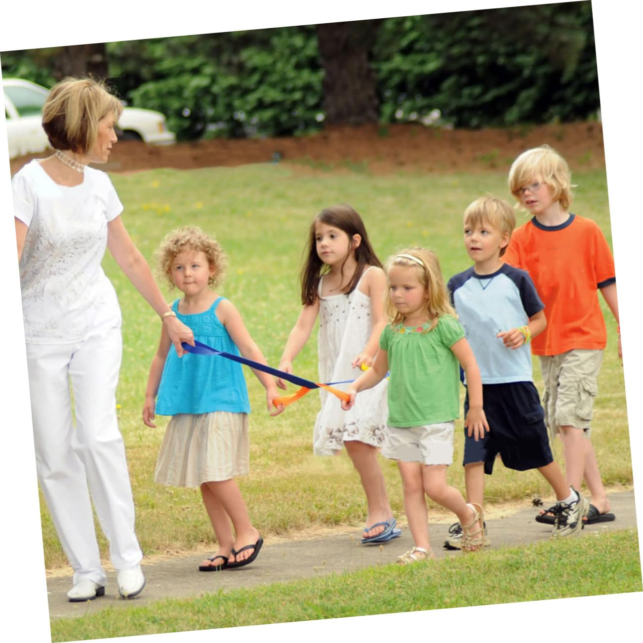 ORFOFE 2pcs Boy Girl Safety Walking Rope for Boys and Girls for Group Outings Outdoor Walking for Preschools Nurseries Secure Convenient