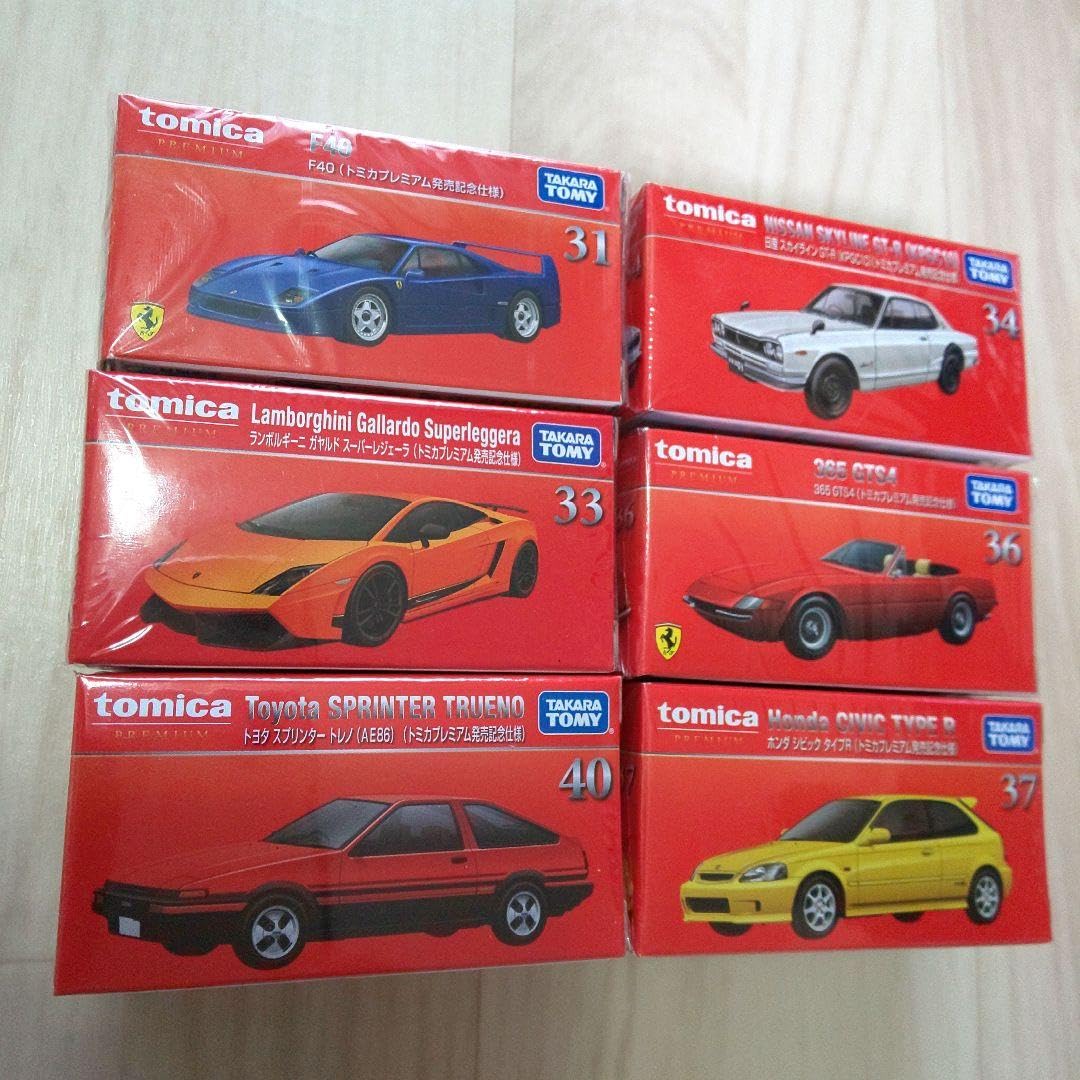 トミカ初回限定 6個SET Amazon | 初回限定品 初回 トミカ発売記念仕様