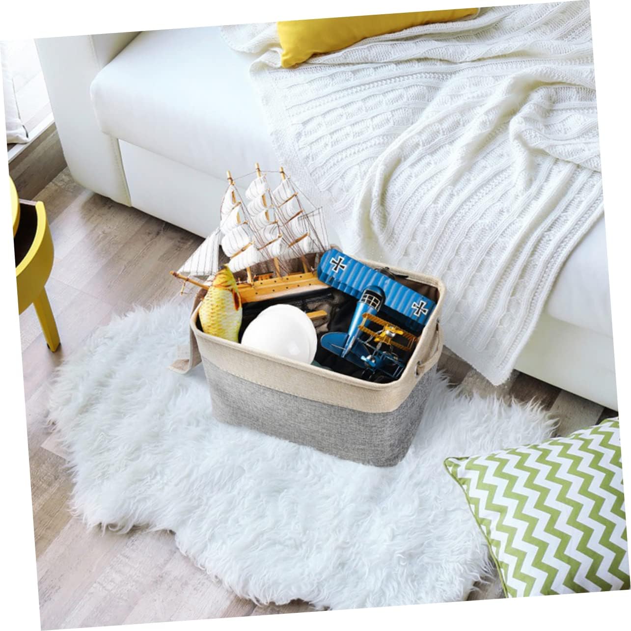 LABRIMP Sundries Organizer Home Clothes Case Laundry Container Laundry Organizer Storage Box