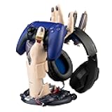 Grupo Erik Cyberpunk Gaming Controller Holder | Gaming Headset Stand | Gaming Stuff & Gaming Room Decor | Controller Stand Perfect for Gamer Gifts | 6.3 x 7.9 x 10.8 in
