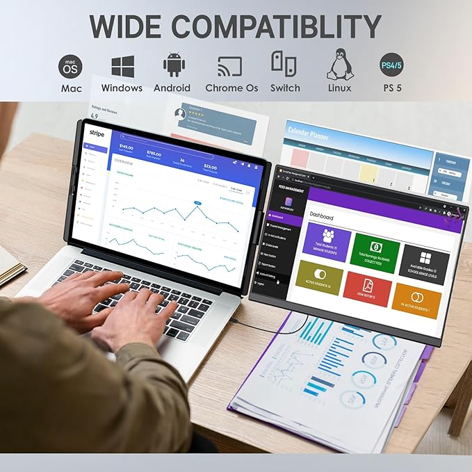 Monitor Extensor 15.6 FHD IPS miniatura 6