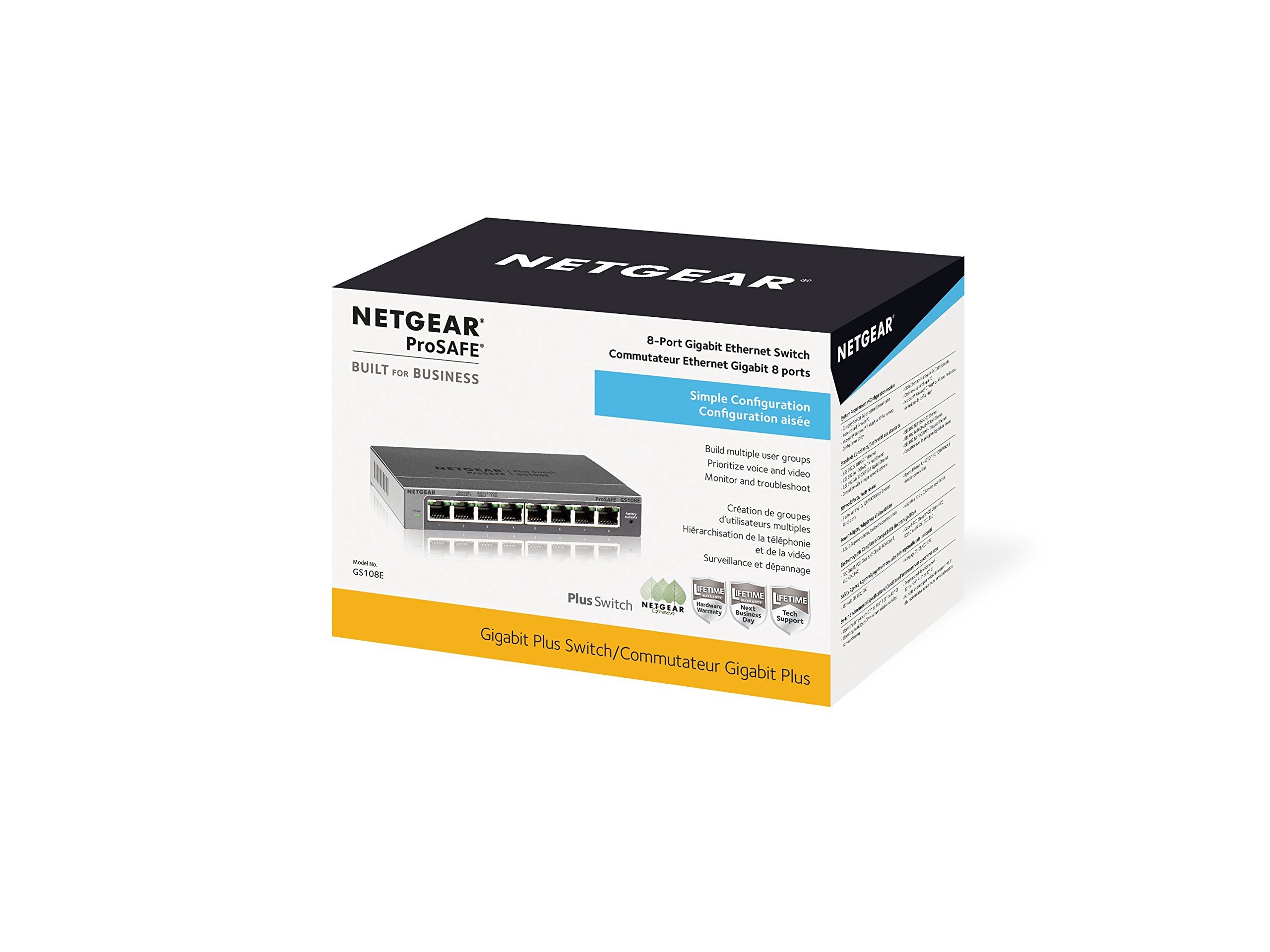 Amazon.com: NETGEAR 8-Port Gigabit Smart Managed Plus Switch