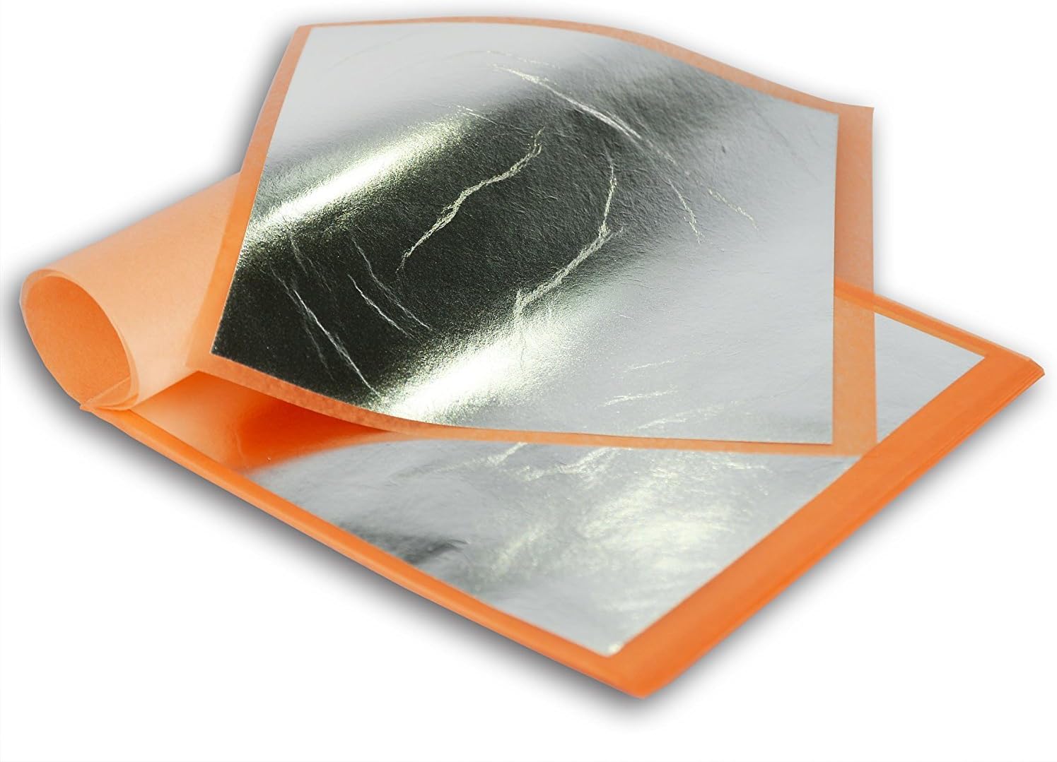 Amazon Com Imitation Silver Leaf Sheets By Barnabas Blattgold Made From Aluminum 25 Sheets 5 5 Inches Booklet Transfer Patent Leaf