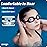 Swimming Goggles 2 Pack Swim Goggles Anti Fog Goggles Adult Swimming UV Protection Fit for Adult Men Women Youth Junior, No Leaking Soft Silicone Seal Flat Lens Clear Vision, 3 Sizes of Nose Bridge