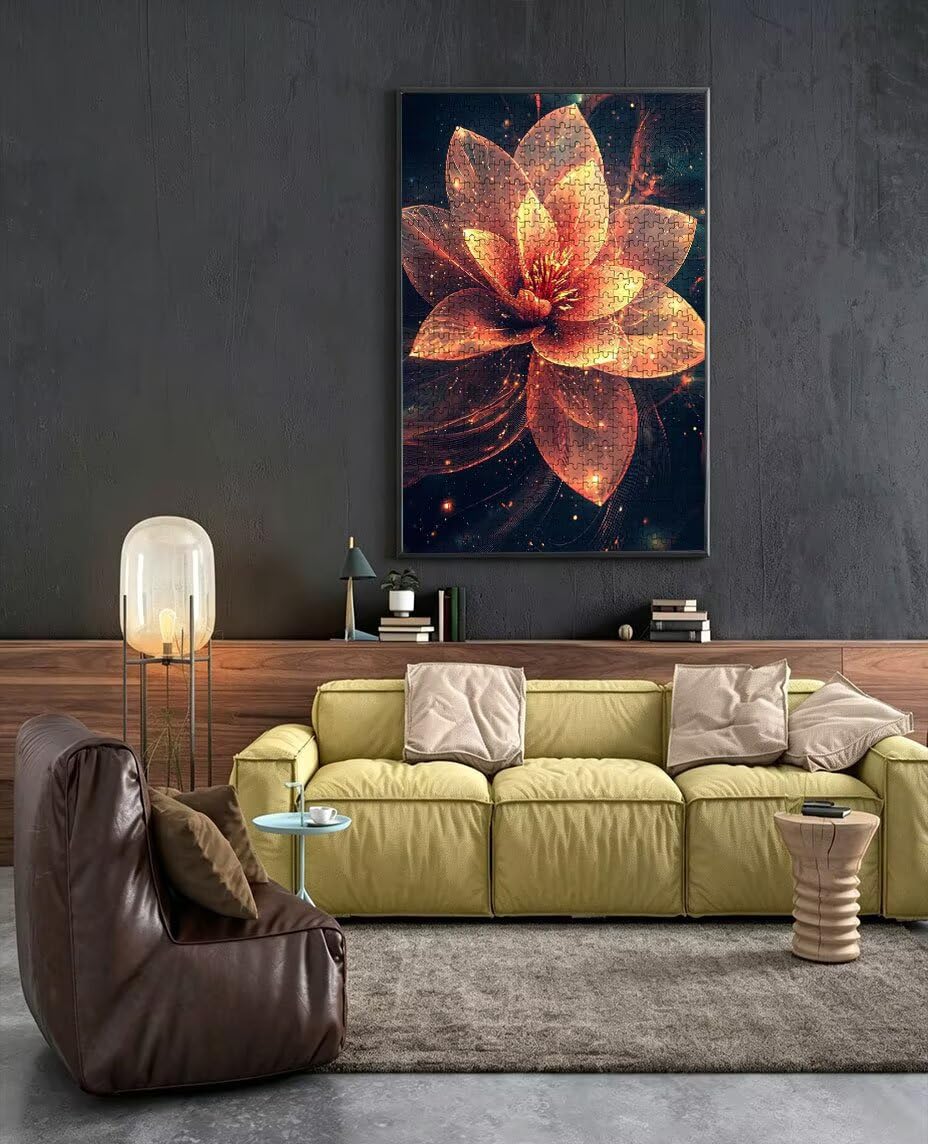 Puzzle 3000 Pièces, Rose Transparent Puzzle Adulte 3000, Impossible Classique Jigsaw, Jigsaws en Bois, Familial Puzzles Jeu de, pour Jeu Éducatif Défi Jouets, Décoration Murale Cadeau BXHZW5-265