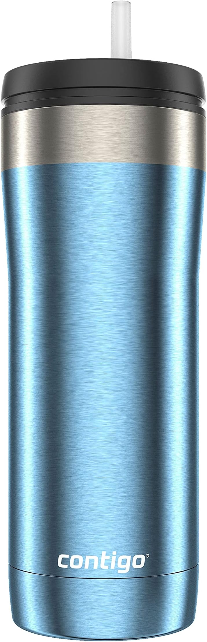Contigoยฎ Uptownโข Dual-Sip 24 Oz. Stainless Steel Tumbler, Dark Ice