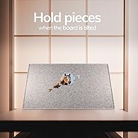 Vista 4 de Coobe - Tableros de rompecabezas de 1000 piezas portátiles, tapete de rompecabezas con tapa, sistema de almacenamiento ligero de bandeja