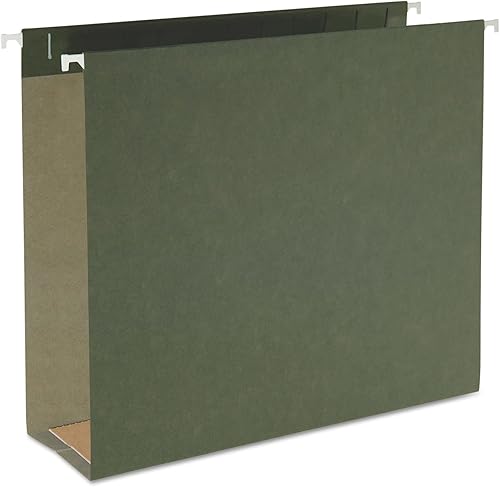Miniatura 4 de Smead fólders colgantes con caja inferior, tamaño carta, verde, 25 por caja, Verde