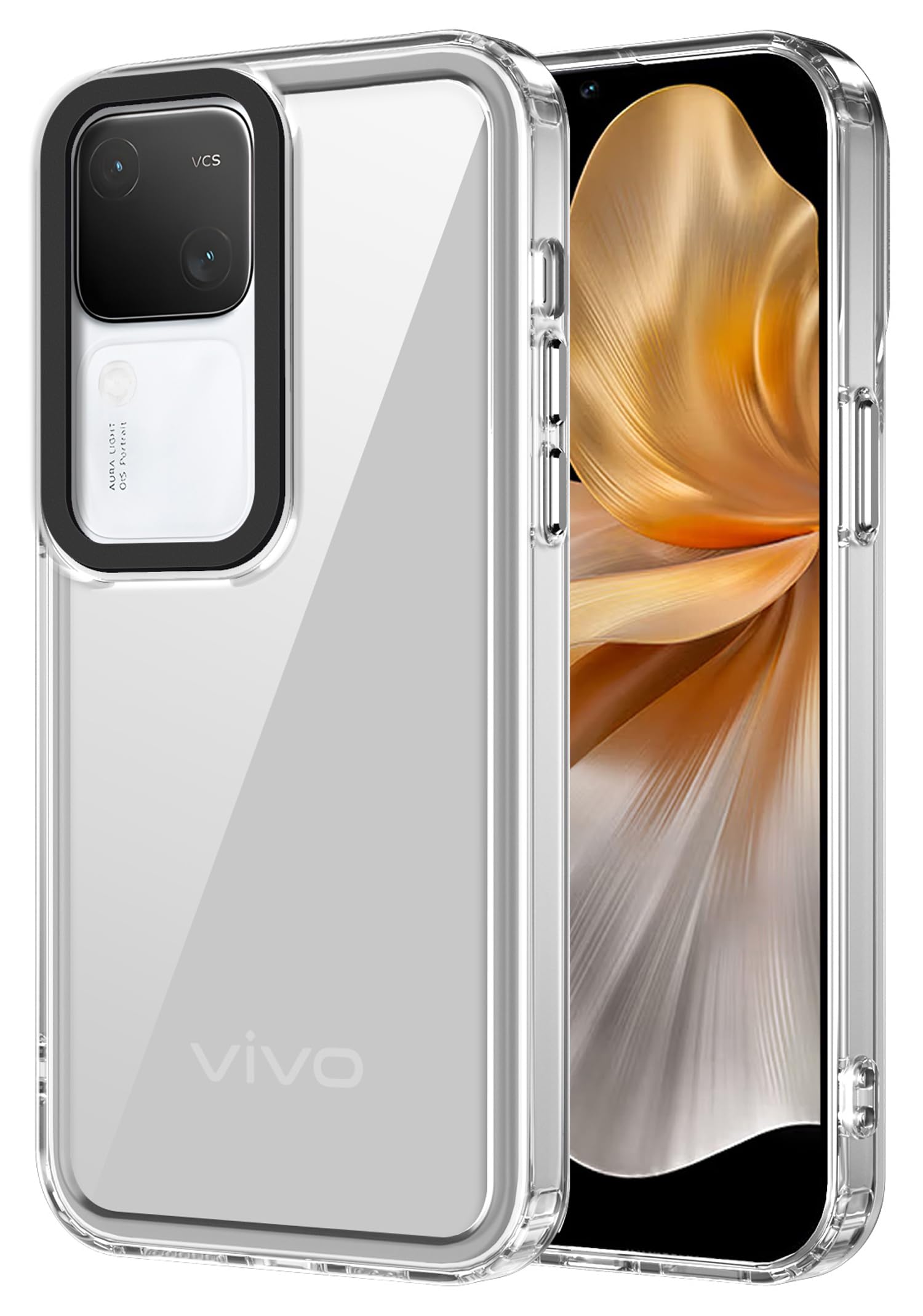 Kapa Warrior Acrylic Clear Back Cover for Vivo V30 / V30 PRO | Slim Shockproof [Military Grade Protection] Hybrid Bumper Case (Clear Sides) (B0CZNTDB6V) Amazon Price History, Amazon Price Tracker