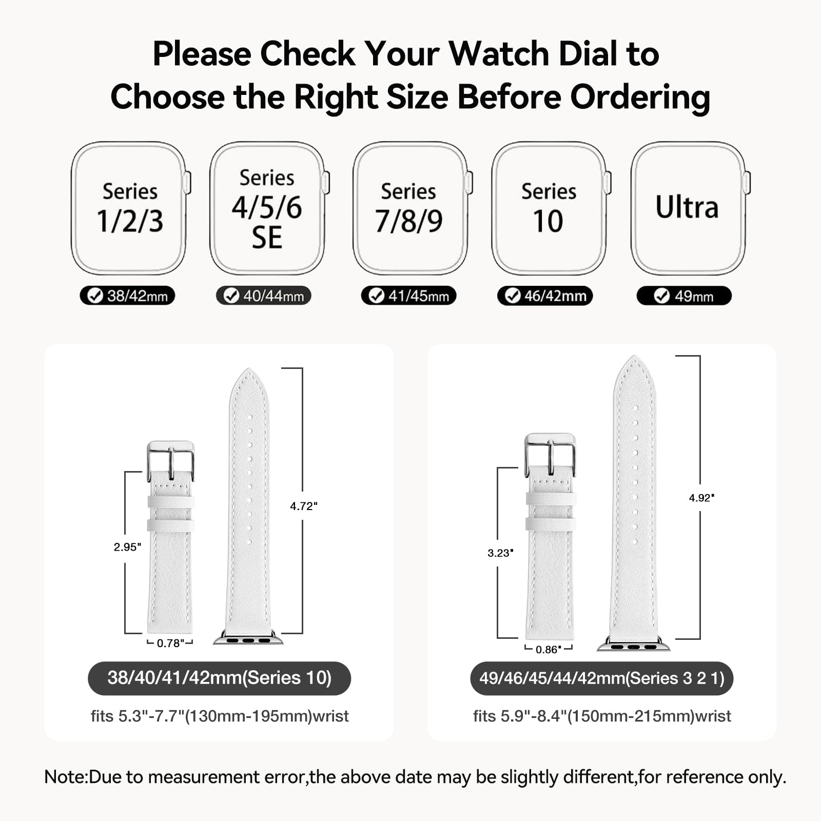 Bestig Verstellbares Ersatzband aus hochwertigem Edelstahl für Apple Watch Serie 6, SE, 5, 4, 3, 2, 1
