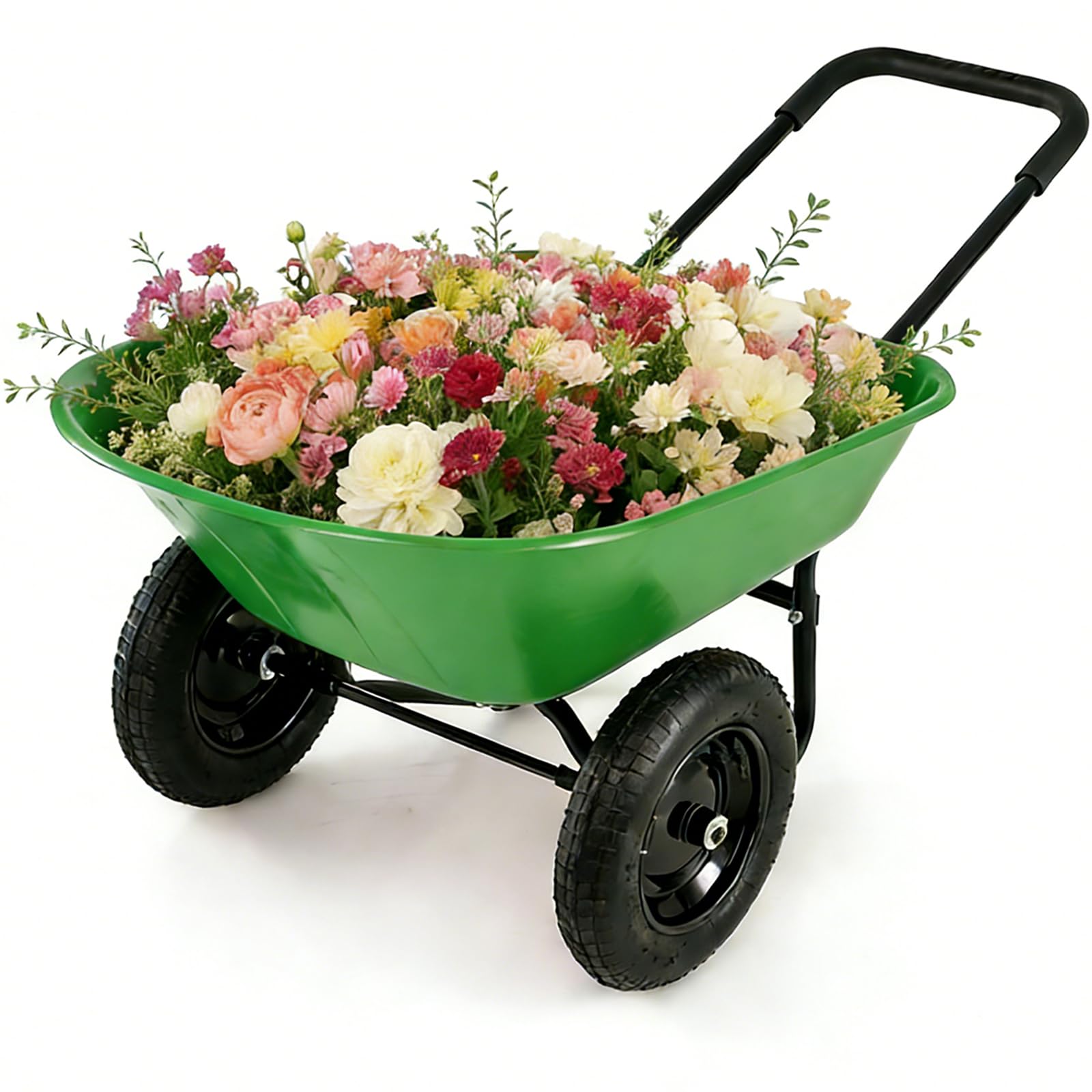 ERGOMASTER Dual-Wheel Wheelbarrow