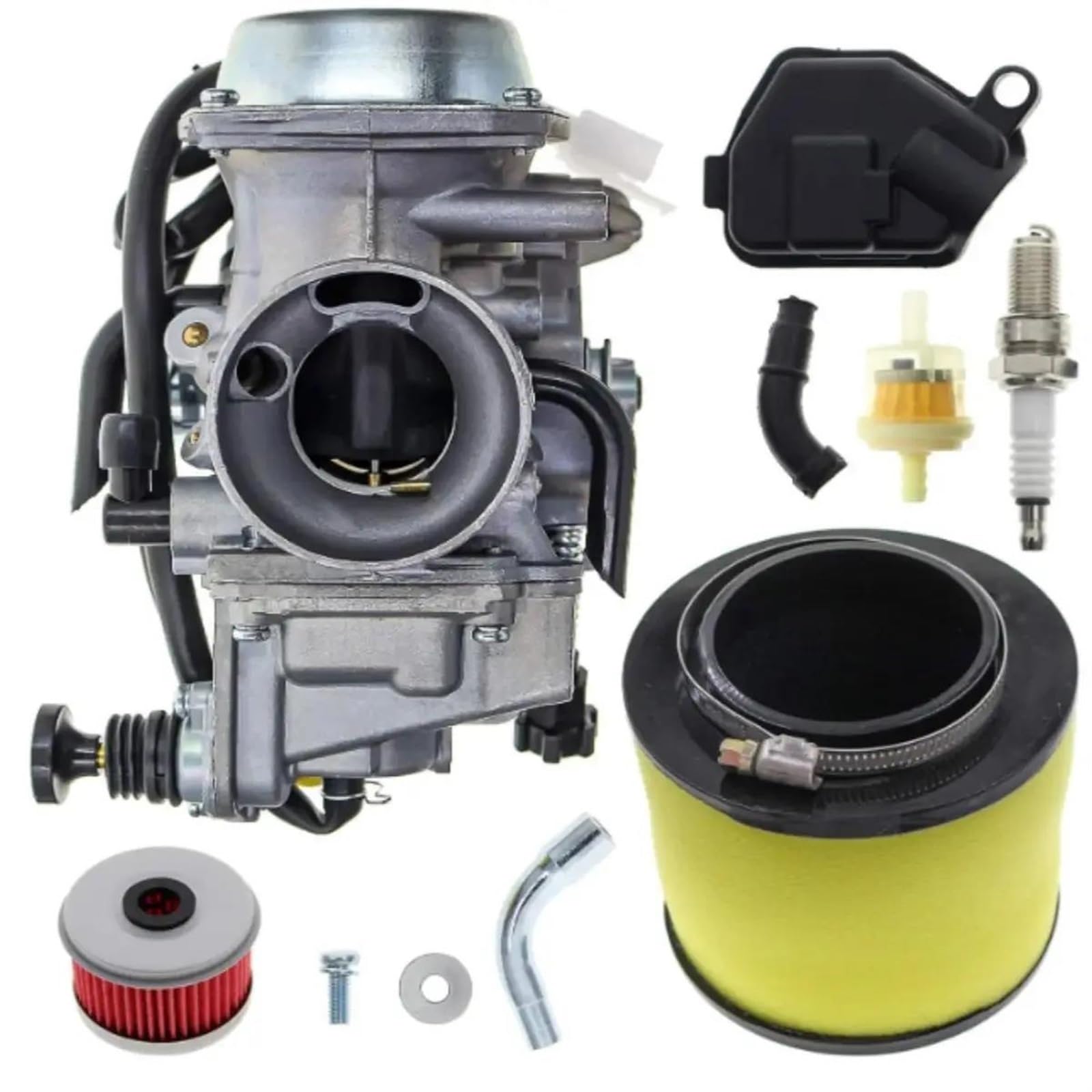 Carburador Gasolina para Rancher 350 para TRX 350 para TE para FE para FM para TM ATV Carburador Y Filtro De Aire Filtro De Aceite Modificación Carburador