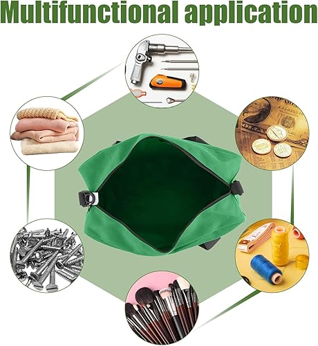 Miniatura 7 de Bolsa de herramientas pequeña, bolsas de herramientas de gran capacidad para hombres, bolsa organizadora de herramientas, tiene correas para el