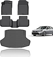 Vista 62 de KELCSEECS - Tapetes de piso y forro de carga para auto