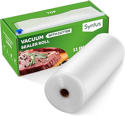 Syntus 11" x 150' Food Vacuum Seal Roll Keeper with