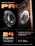 LISEN for MagSafe Car Mount, [24 Strong Magnet] 360° Rotation Magnetic Phone Holder Car Support Cellulaire Auto iPhone Car Holder Mount Dash Phone Mount for iPhone 17 Pro Max Air 16 Plus 15 14 13 12