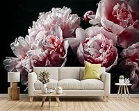 Vista 44 de Gold Modern Feather Fabric Wallpaper Living Room Bedroom Bathroom Large Wall Mural- 137"x96"（ not Peel and Stick）