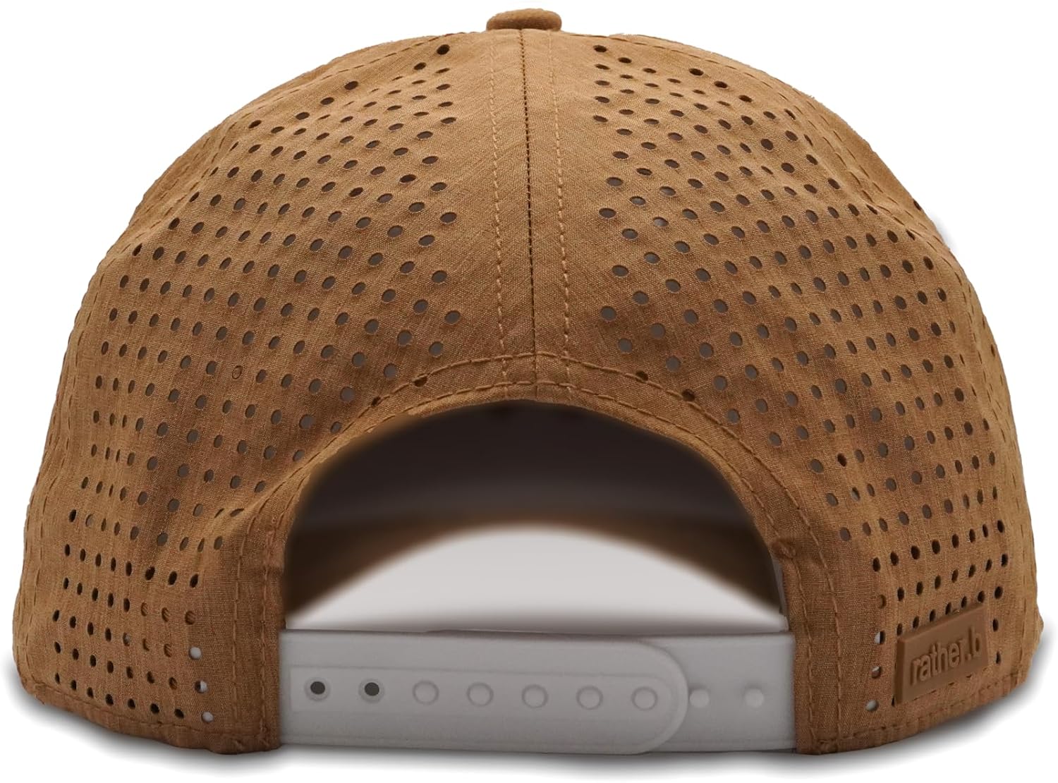 Rather Be Club Camping A Frame Hats, Water-Resistant Baseball Caps for Men & Women, Golf, Running, or Workout Hat Brown