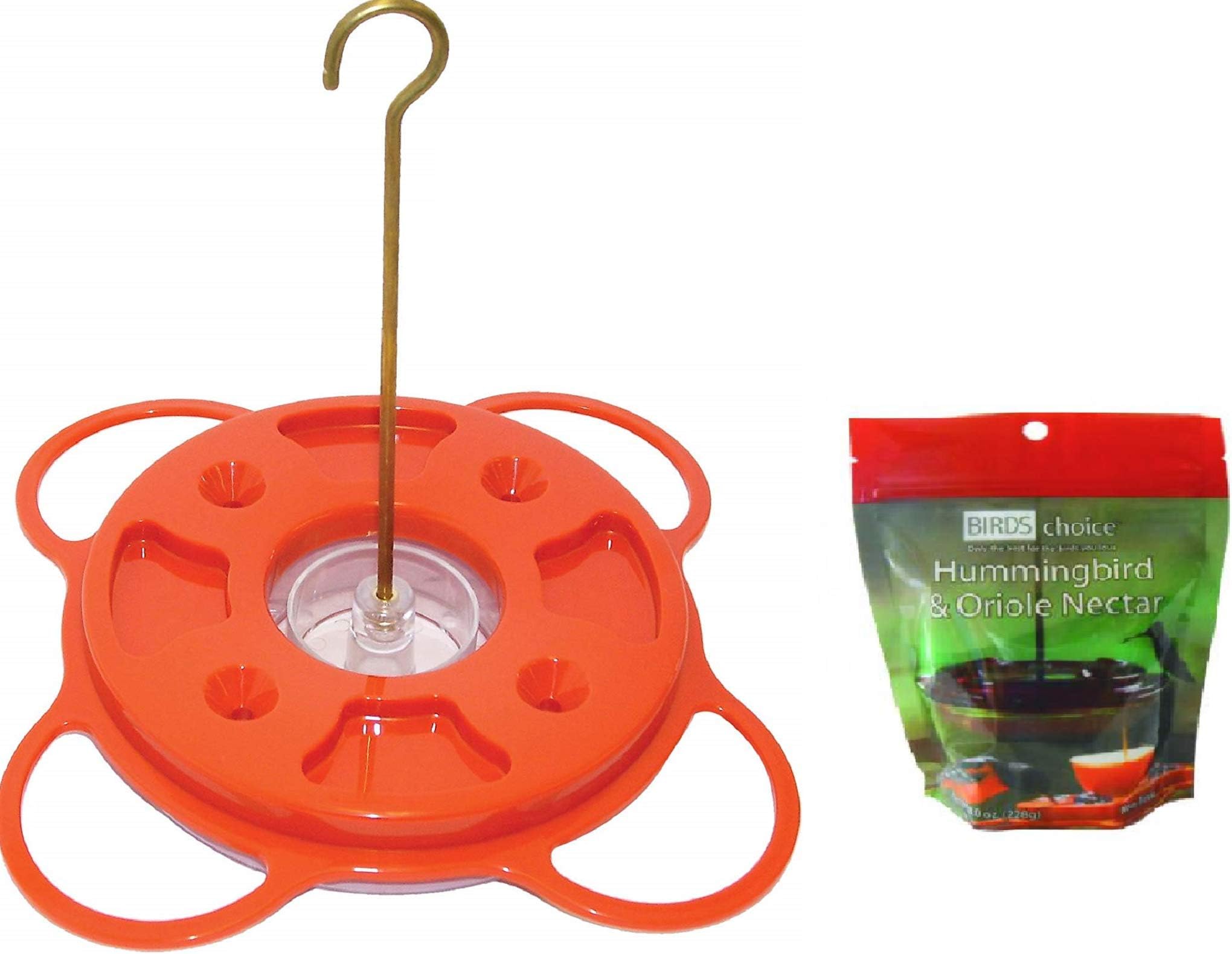 Naturesroom Oriole Feeder for Outdoors, Orange Jelly Feeder Kit Includes(Feeder with Nectar)