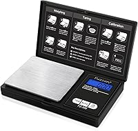 Vista 10 de Fuzion - Báscula de gramos, báscula de bolsillo con precisión de 0.01 gramos, báscula digital pequeña de 200g para alimentos, joyería, hierbas