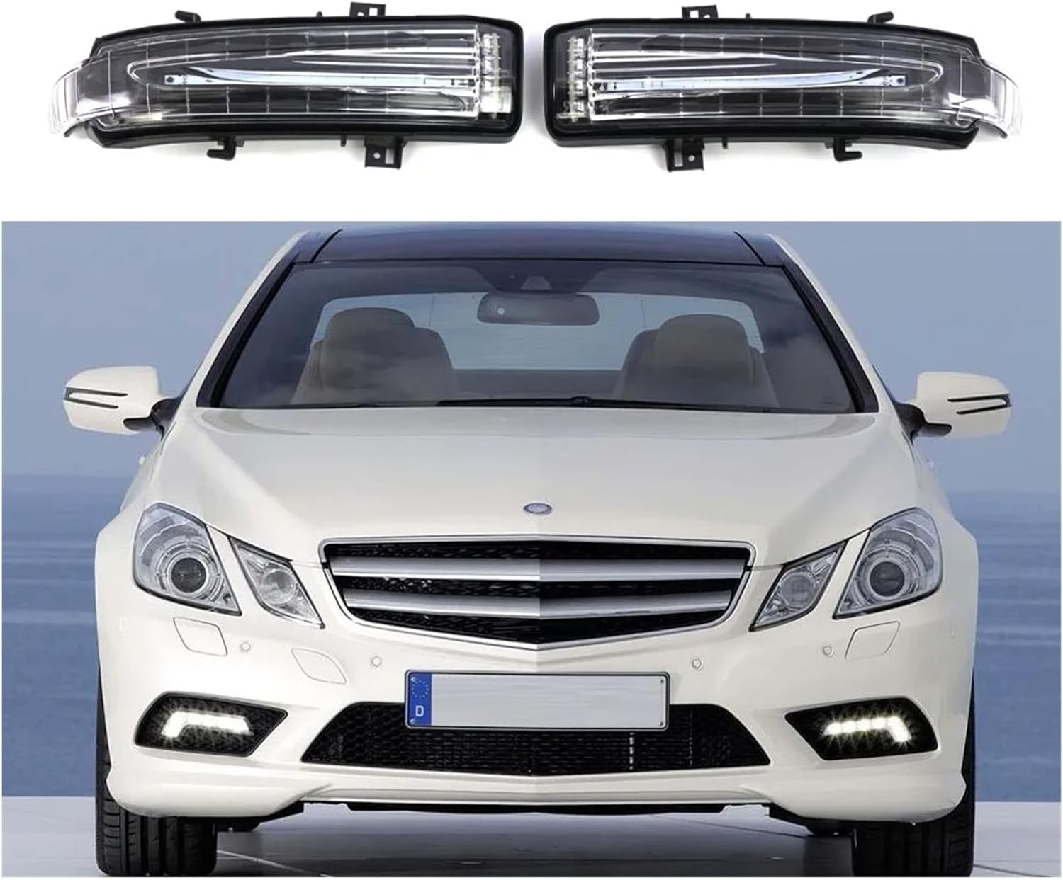 Rearview Mirror Indicator For Benz For W207 For W219 For R230 For R171 For E-Coupe For CLS For SL For SLK Class Left Right Lamp Turn Light(Right)