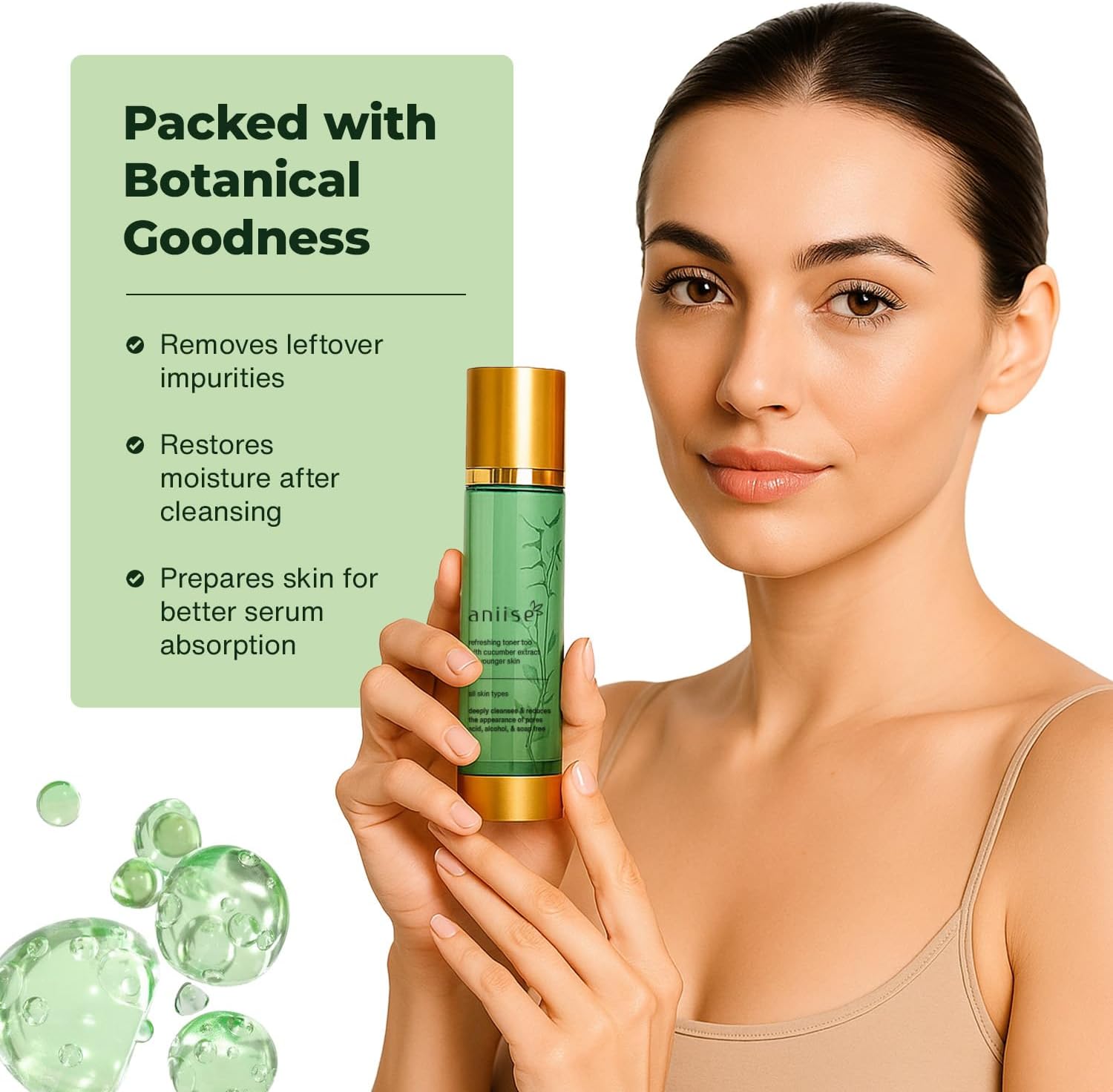 Refreshing Cucumber Extract Face Toner | 4 fl. Oz | Deep Cleansing, Hydrating, and Pore Reducing Tonic for All Skin Types – Alcohol-Free, Paraben-Free, Sulfate-Free, Vegan