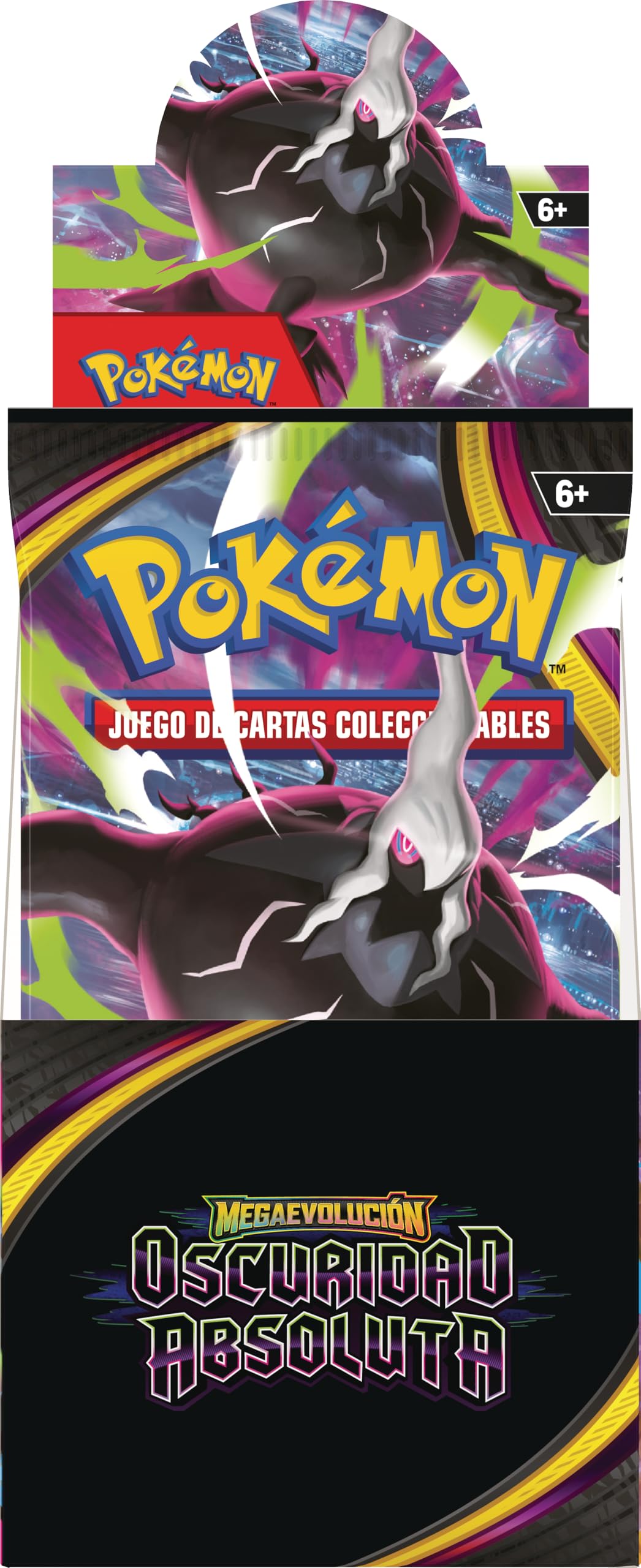 Pokémon: Expositor de Sobres de Mejora de Megaevolución-Oscuridad Absoluta (18 Sobres de Mejora)