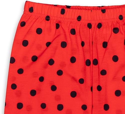 Miniatura 8 de Miraculous Ladybug - Pijama de 4 piezas para niñas pequeñas, camisa y pantalones a juego