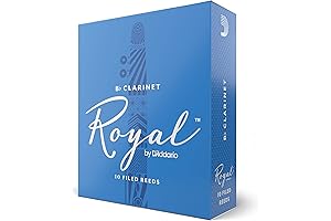 D'Addario Woodwinds Royal Bb Clarinet Reeds Strength 3.5
