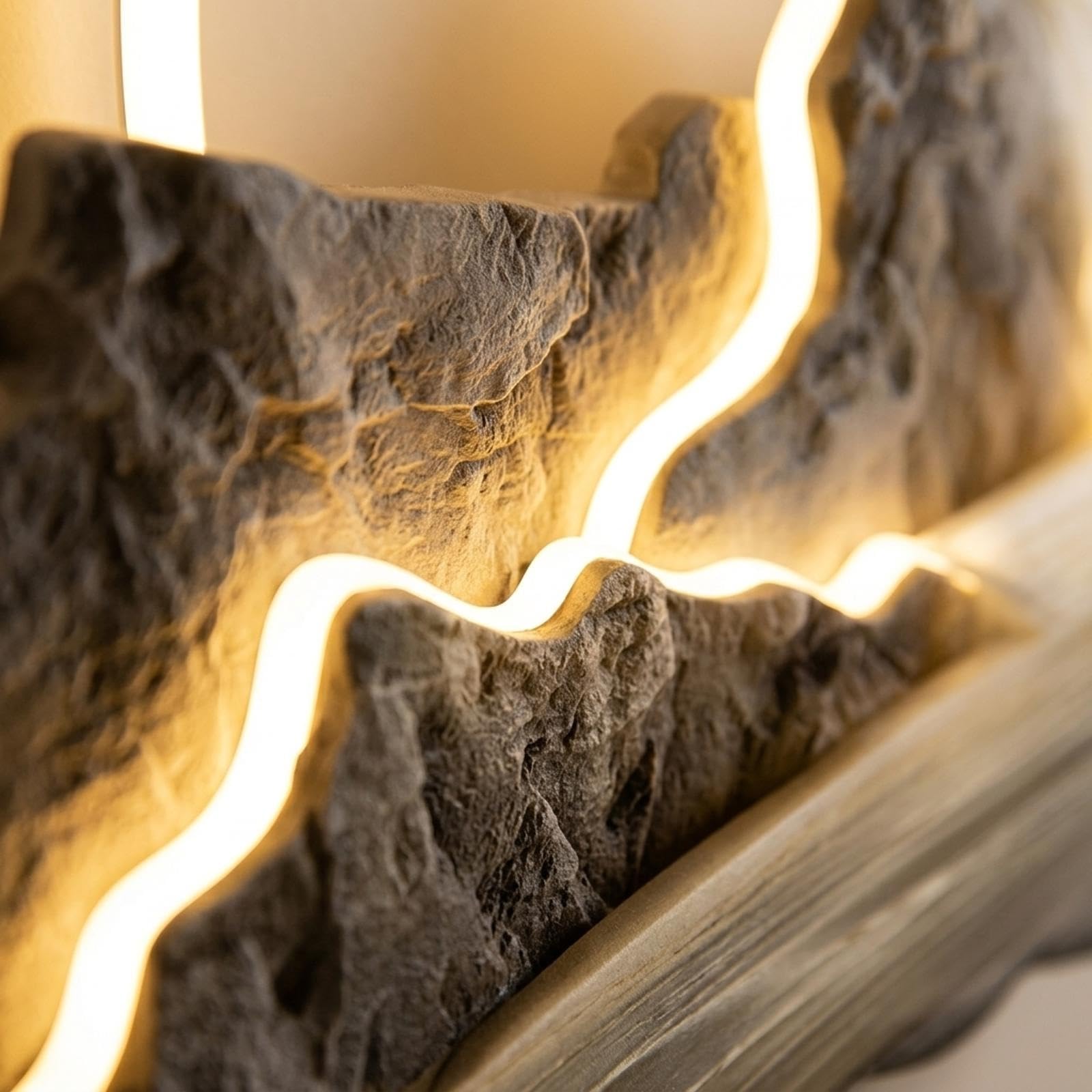 Reloj de Pared 3D con Luces LED, Arte Moderno para Decoración de Sala