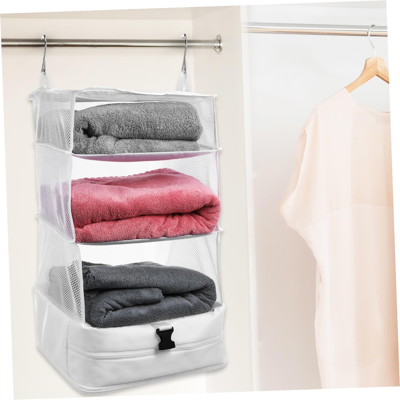ULTECHNOVO Organizer da Viaggio Appendibile in Tessuto Oxford Resistente Borsa Multi- per Vestiti per Casa e Valigia