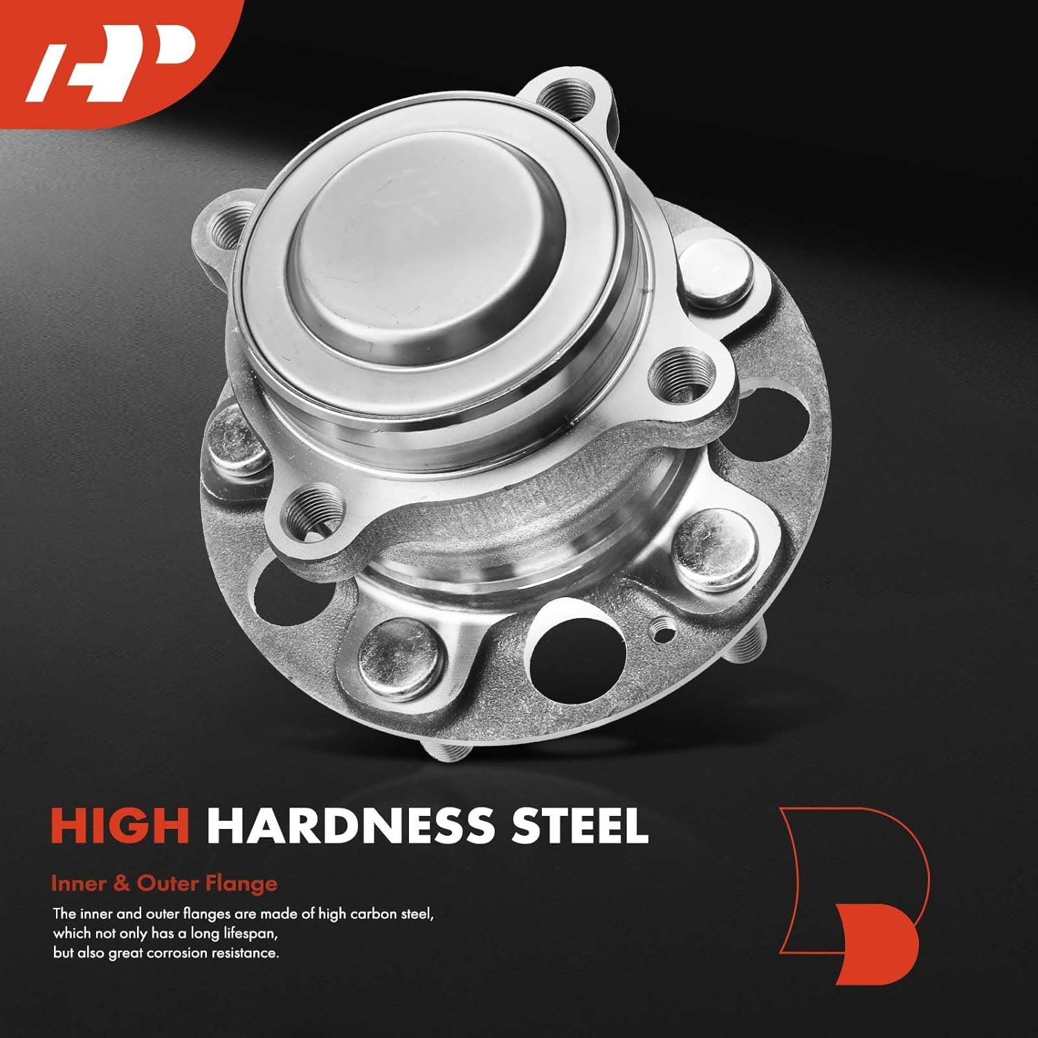 A-Premium Rear Wheel Bearing and Hub Assembly with 5-Lug Compatible with Honda Accord 2014-2020