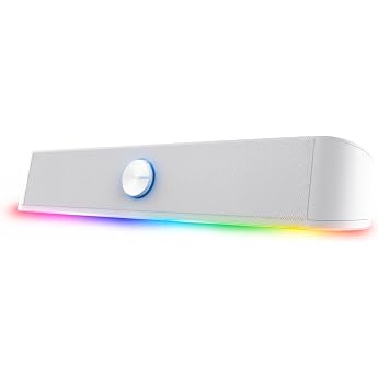 GXTrust Rhox PC Soundbar with RGB Lighting 12W 6W RMS White