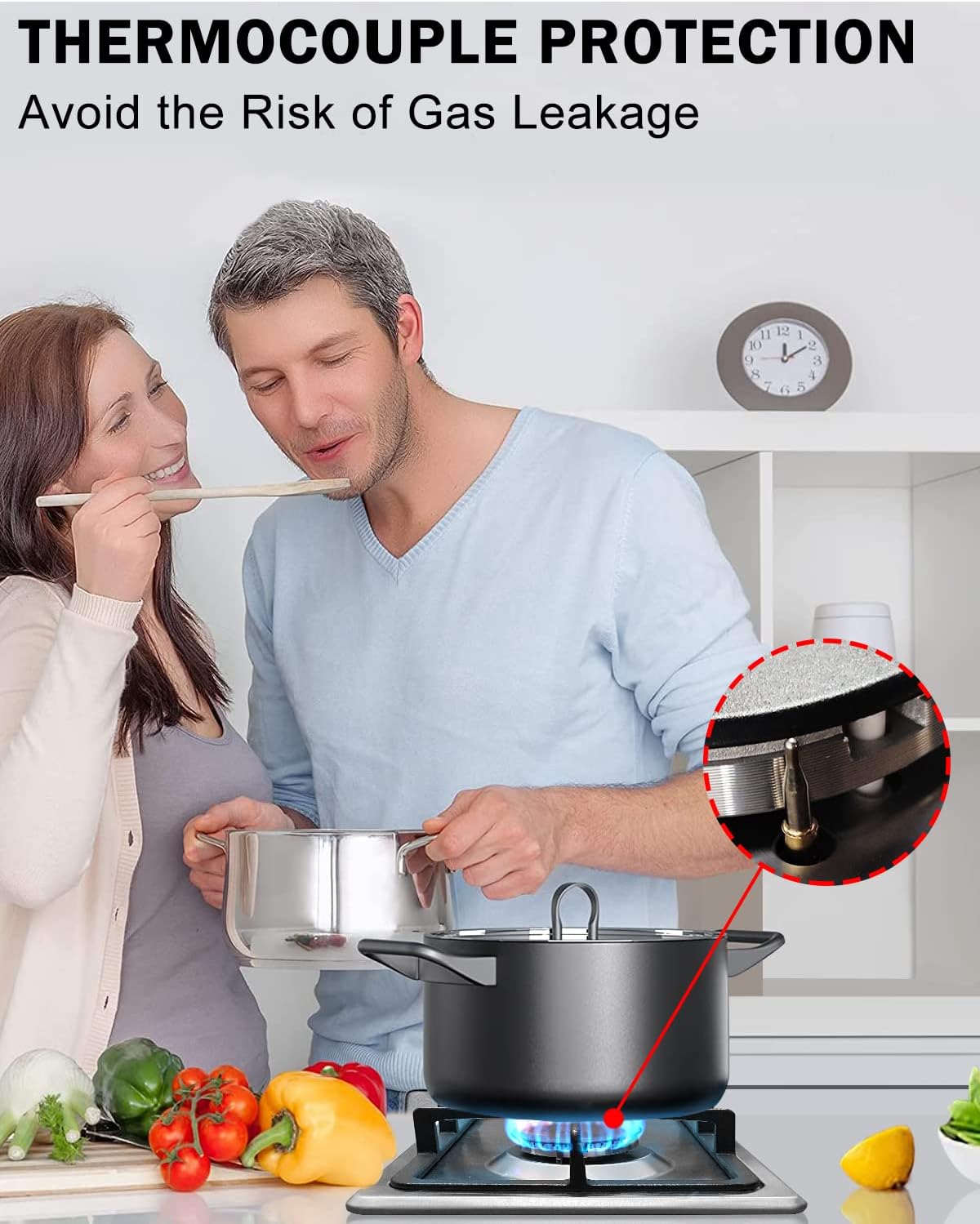 Piano cottura 2 fuochi gas, Piano cottura a gas 4750 W, LPG e NG commutabili, Con dispositivo FFD, Manopola di comando, Facile da pulire, Incasso, Con spina, Acciaio inossidabile, Hobsir Piano cottura 2 fuochi gas, Piano cottura a gas 4750 W, LPG e NG commutabili, Con dispositivo FFD, Manopola di comando, Facile da pulire, Incasso, Con spina, Acciaio inossidabile, Hobsir