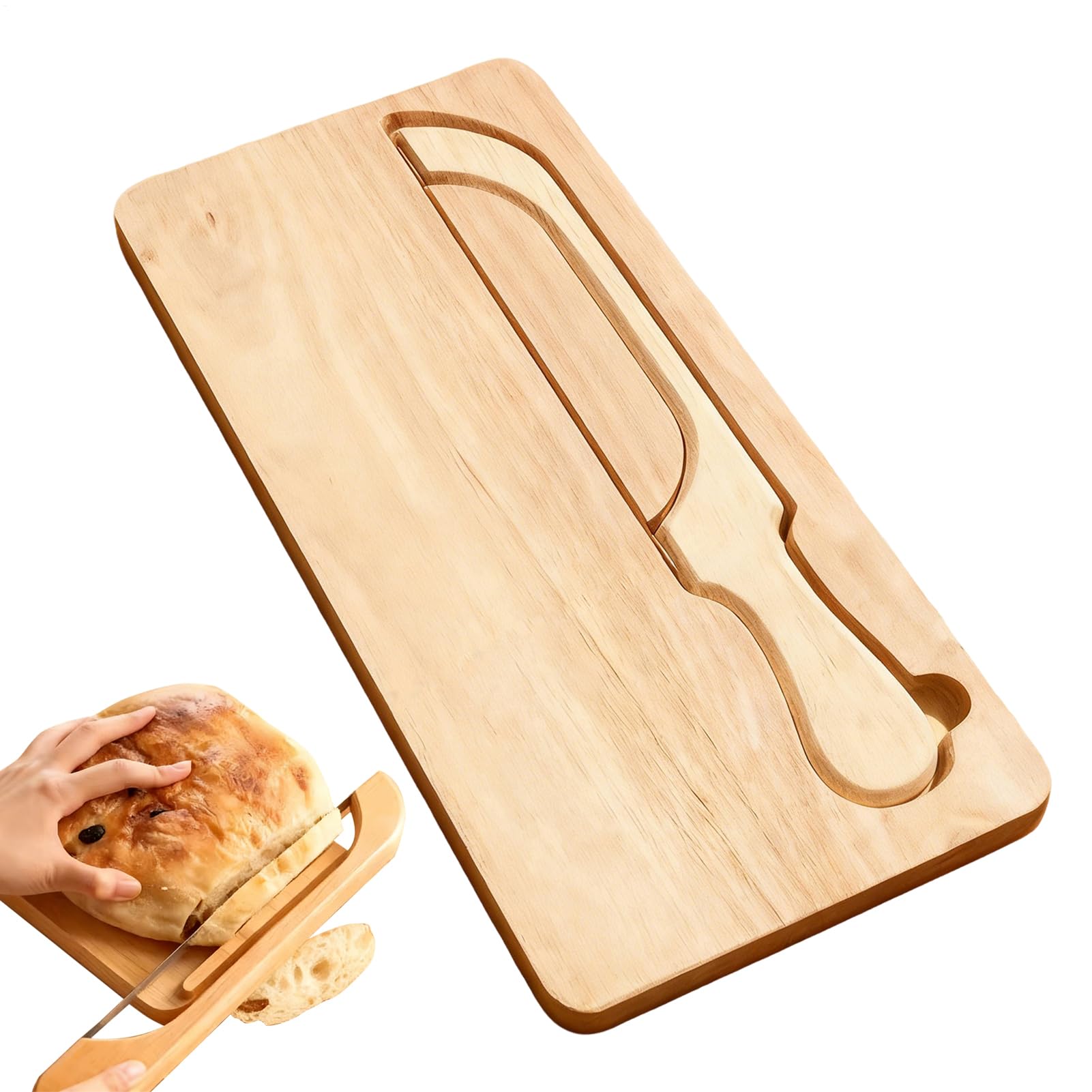 Brot-Schneidegerät Edelstahl Bagel-Schneidewerkzeug | Brot-Schneidebrett mit Schneidemesser für Toast und Kuchen, für Frühstück und Gebäck, für Köche, Küche, Zuhause, Restaurant