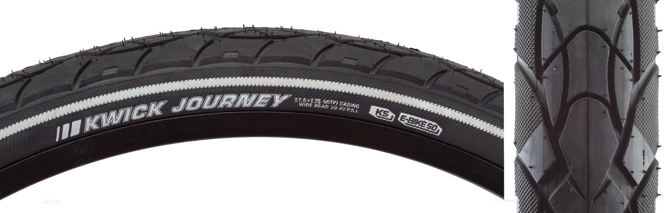 Kenda Kwick Journey Bike Tire, 27.5 x 1.75