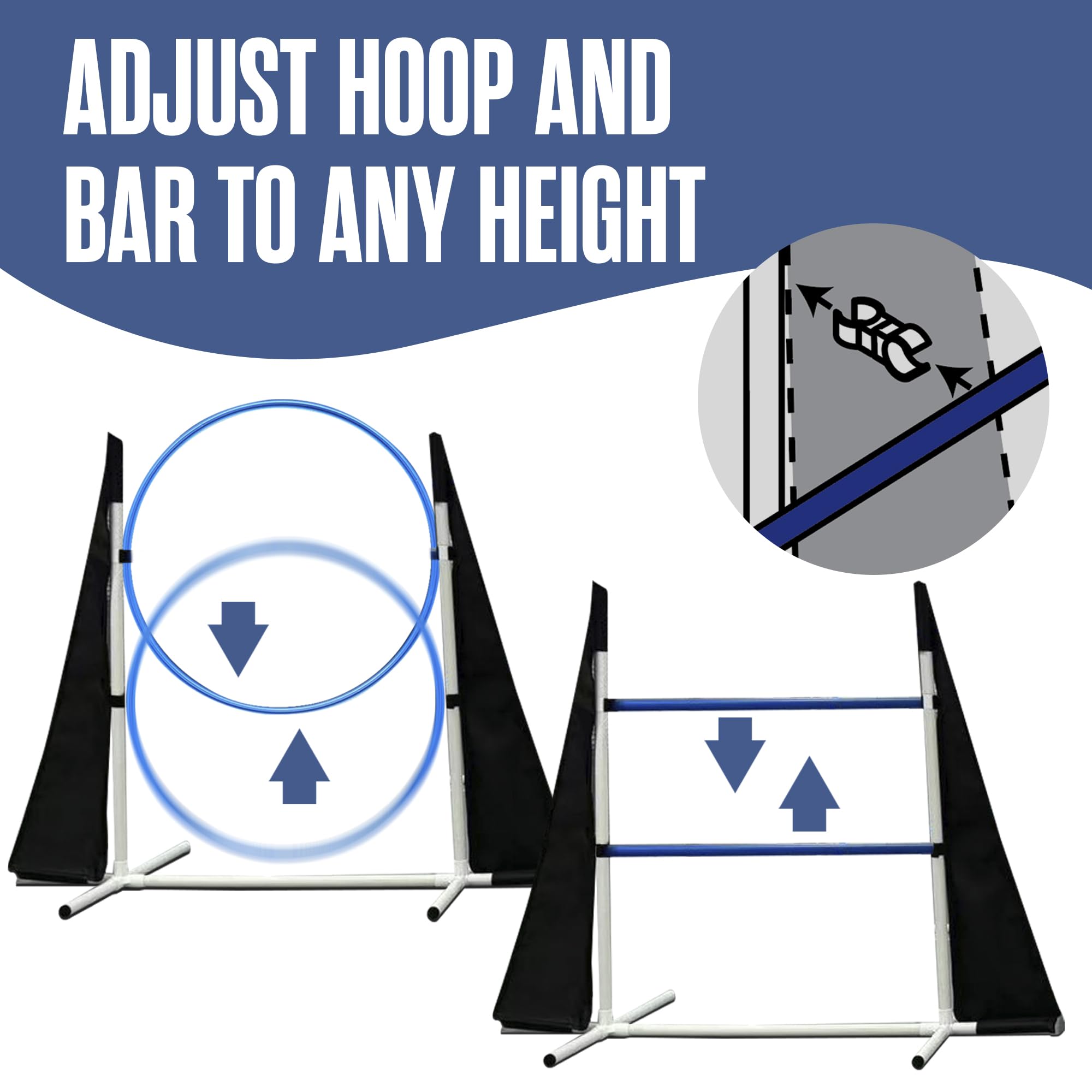 Snapklik.com : Dog Agility Course Backyard Set, Dog Agility Equipment ...
