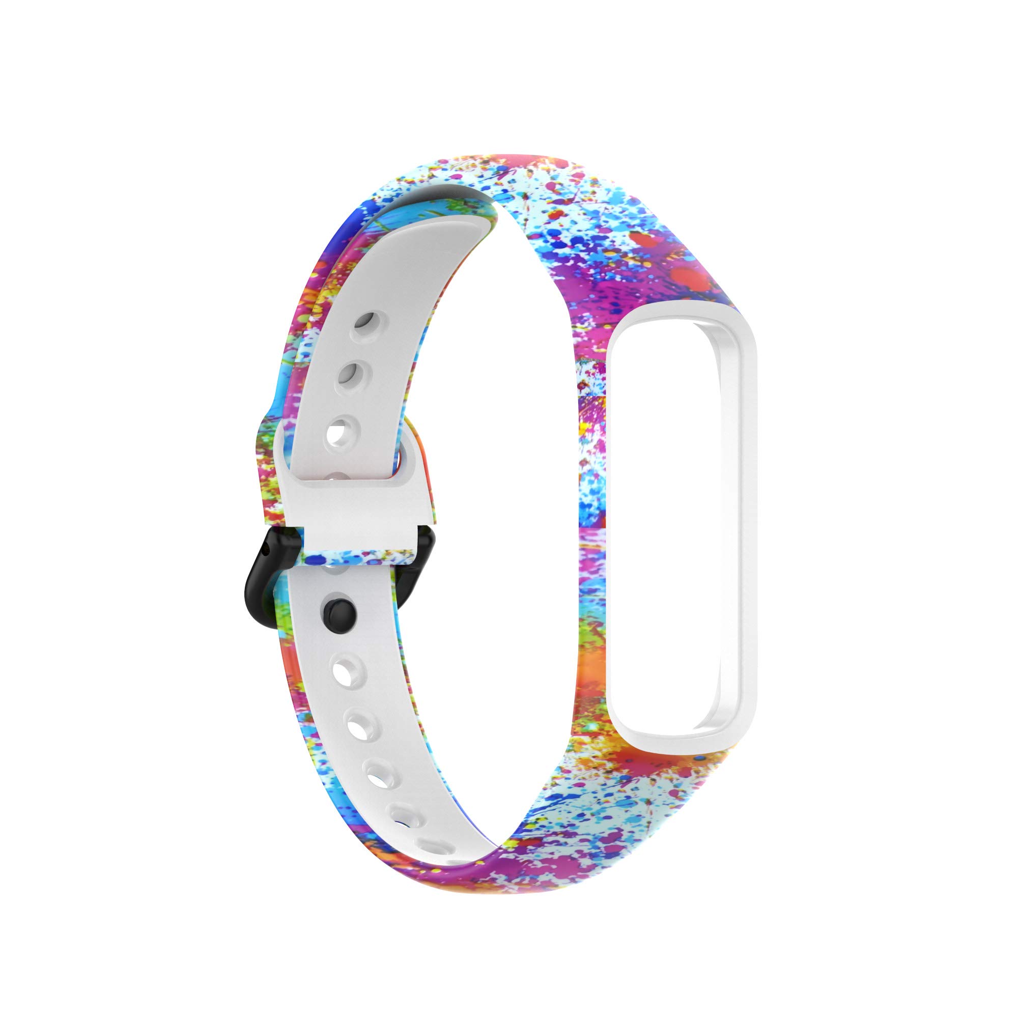 Galaxy Fit 2 paski zastępcze, do Galaxy Fit 2, 3-pak, regulowane silikonowe paski do zegarków, opaski na nadgarstek, pasuje do Samsung Galaxy Fit 2 SM-R220 (nie do Galaxy Fit) (E)