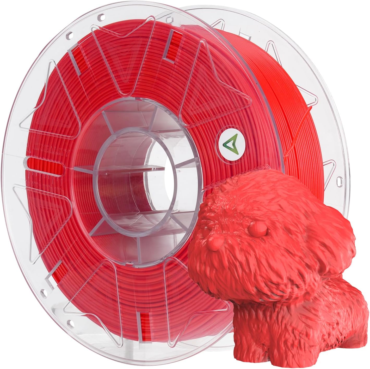 Creality Hyper PLA Filament 1.75mm, RFID 3D Printer Filament for High-Speed Printing up to 600mm/s, ±0.03mm Accuracy, 1KG/Spool (2.2lbs), 3D Printing Filament for Most 3D Printers (Red) D-red