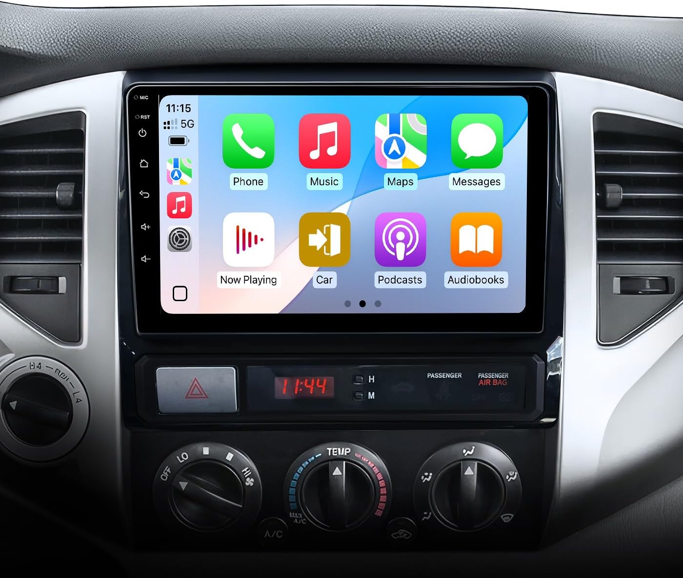 9" Car Stereo Radio for Toyota Tacoma 2005-2015 | Wireless CarPlay Android Auto | 5G WiFi GPS Navigation | IPS HD Touchscreen | Bluetooth/FM/SWC | Plug & Play with 1080P Backup Camera