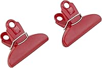 GoodCook Everyday Bag Clips, Set of 2 - Strong Spring-Loaded Hinge Seals Food Bags Fresh, Hang Recipes Easily