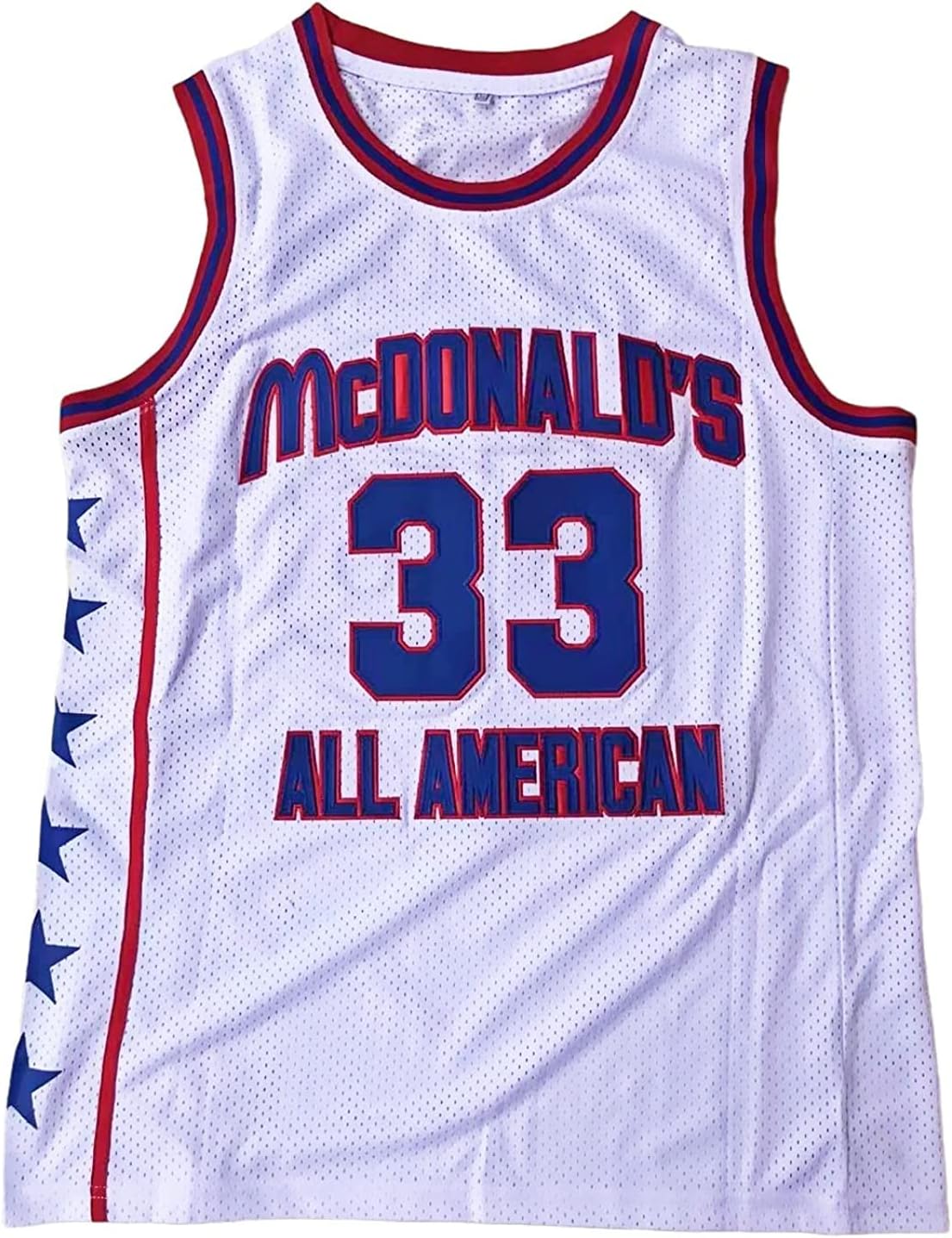 Mens #33 Legend Retro All American Basketball Jersey - Image 2