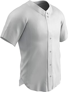 Relief V-Neck Men's Baseball Jersey de poliéster con Cuello en V para Hombre
