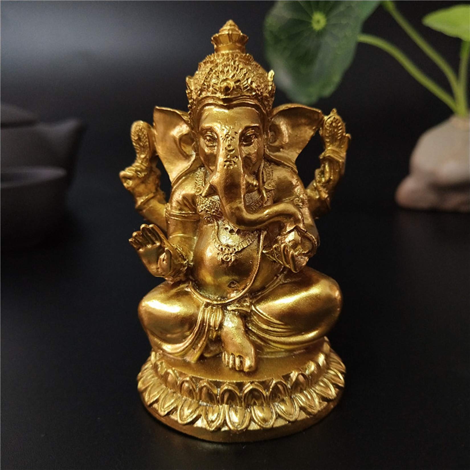 Confezione 24 Portachiavi Ganesha In Lega Di Zinco Con Sacchetti Organza - Regalo Di Ritorno Pooja, Diwali, Induismo