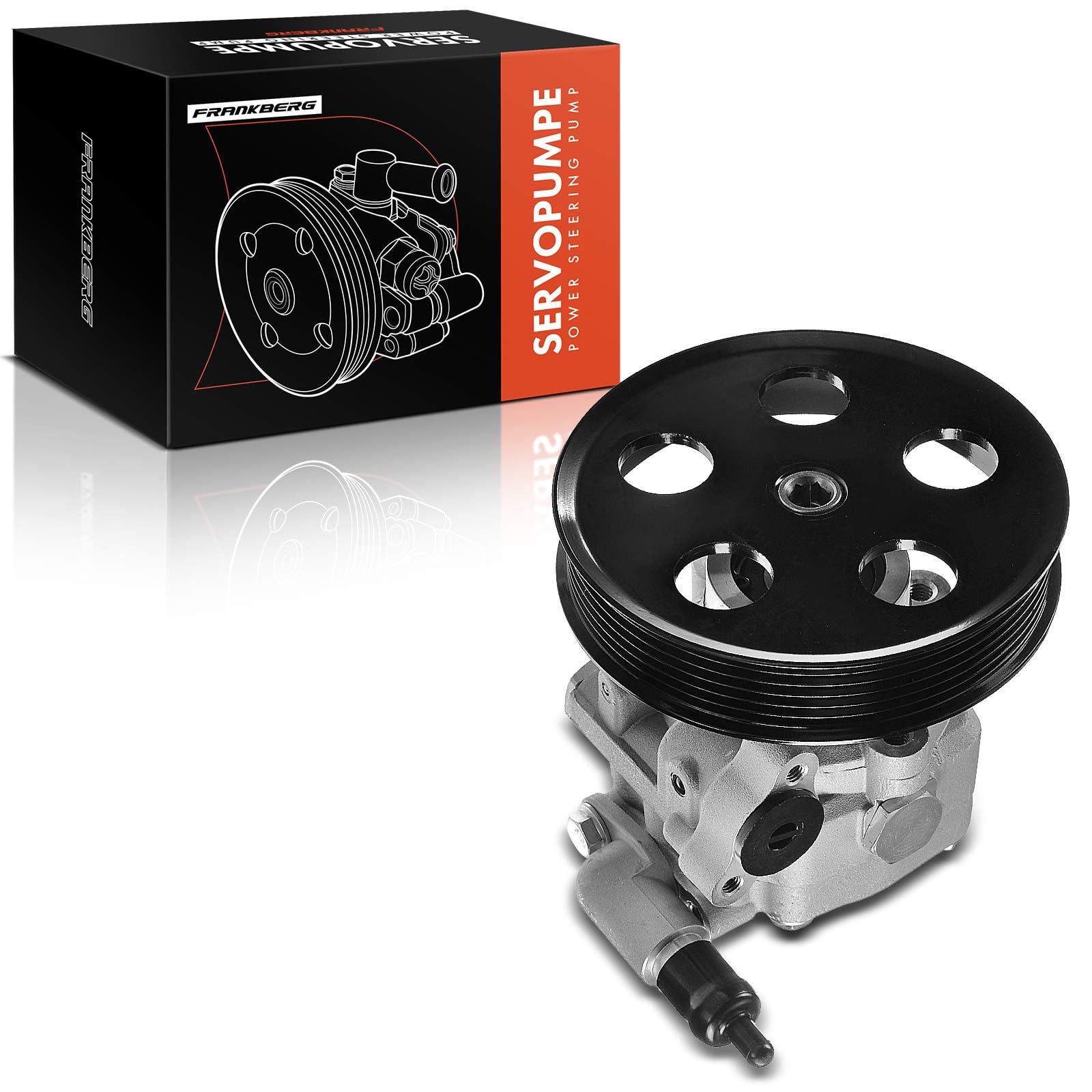 Frankberg Servopumpe Hydraulikpumpe Lenkung Kompatibel mit A4 8K2 B8 1.8L 2.0L 2007-2015 A4 Allroad 8KH B8 2.0L 2009-2016 A4 Avant 8K5 B8 1.8L 2.0L 2007-2015 Replace# 8K0145153F