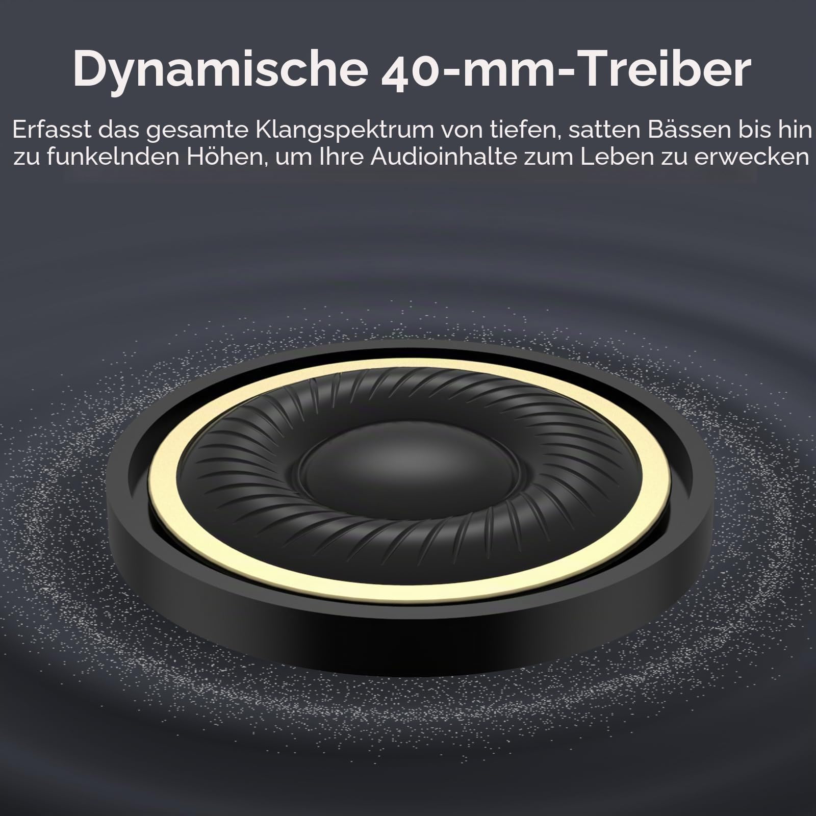 Srhythm NiceComfort 45 Active Noise Cancelling Headphone, drahtlose Bluetooth-Kopfhörer mit Transparenzmodus, 33 Stunden Akkulaufzeit
