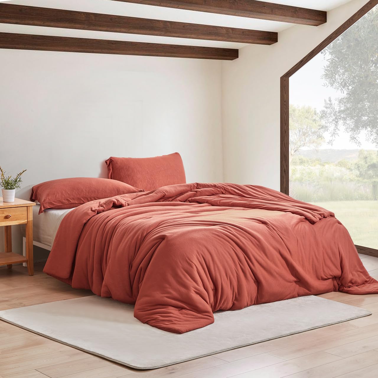 We Be Slubbin - Coma Inducer® Alaskan King Comforter Set - Rust Red