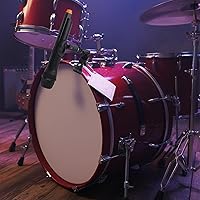 Vista 5 de Soporte para micrófono, abrazadera de cangrejo de micrófono con ajuste de cabeza de bola doble, soporte de micrófono de rosca de 1/4 a 5/8 pulgadas